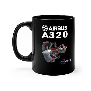 AIRBUS A320 DESIGNED MUG Printify